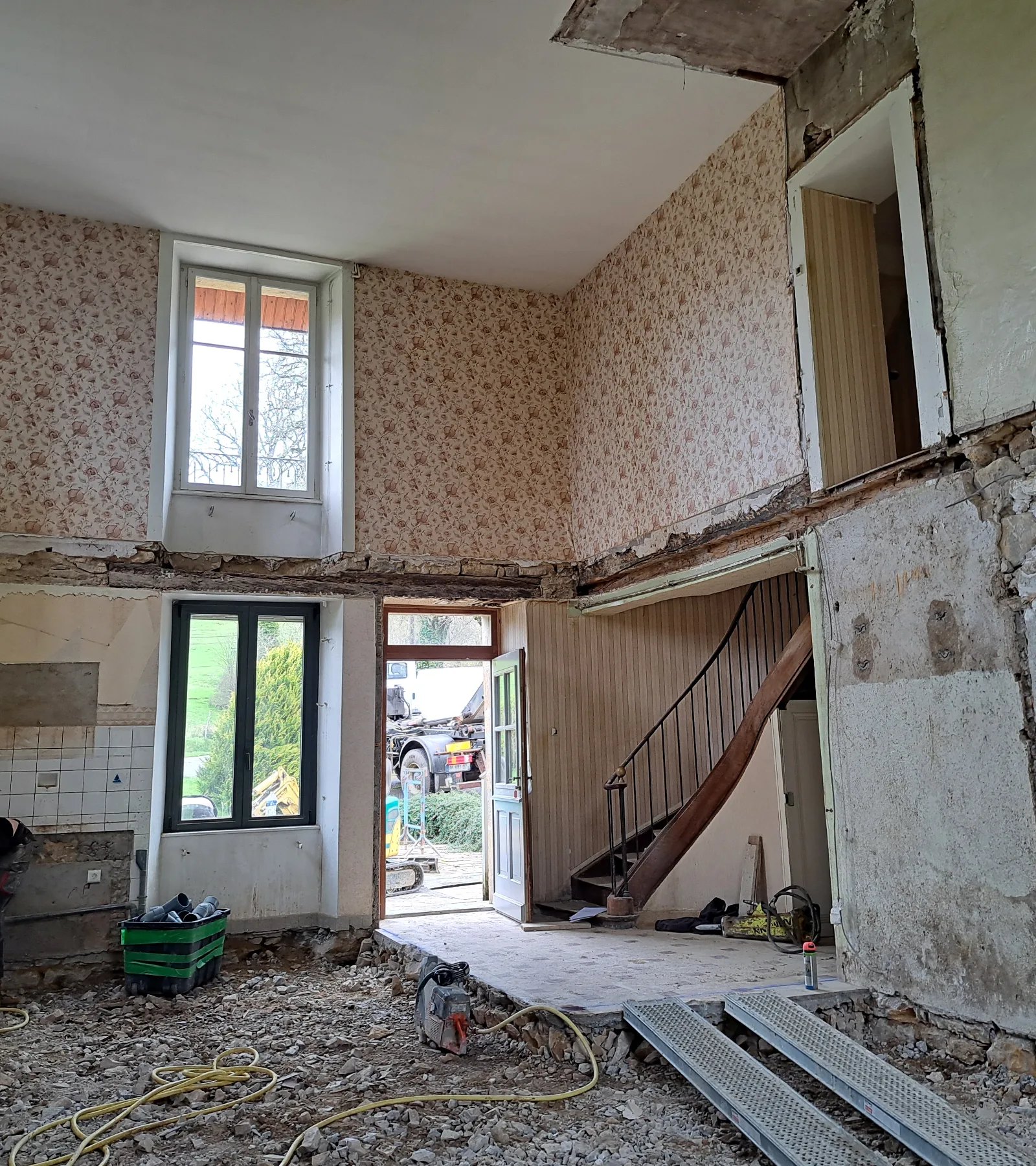 Chantier piloté par VOINETFLO dans le Haut-Doubs
